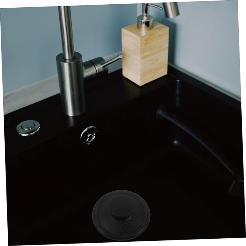 Sturdy Plastic Sink Stopper Drain Cover Waste Seal Ring Easy Install Remove - Image 3
